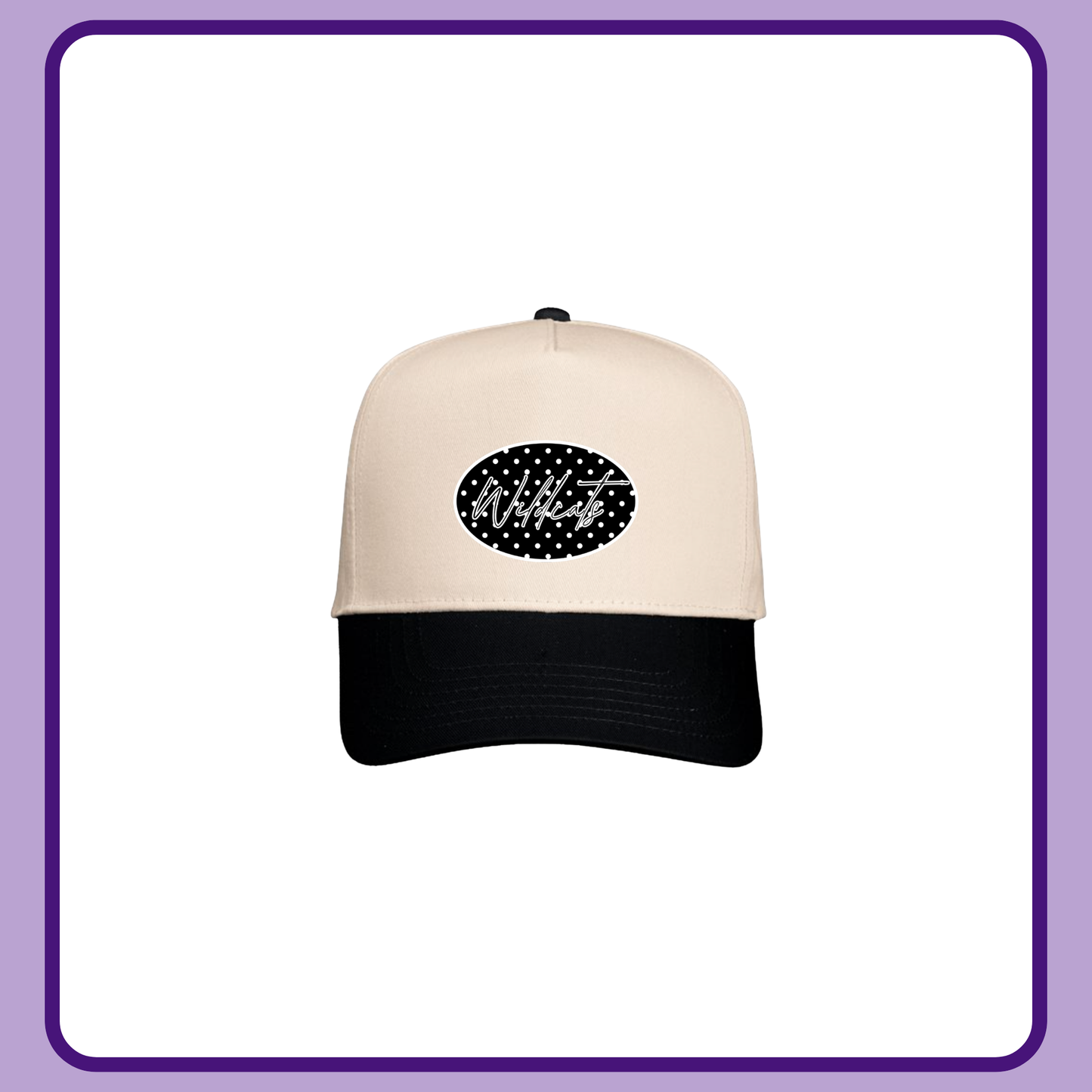 POLKA DOT PATCH HAT