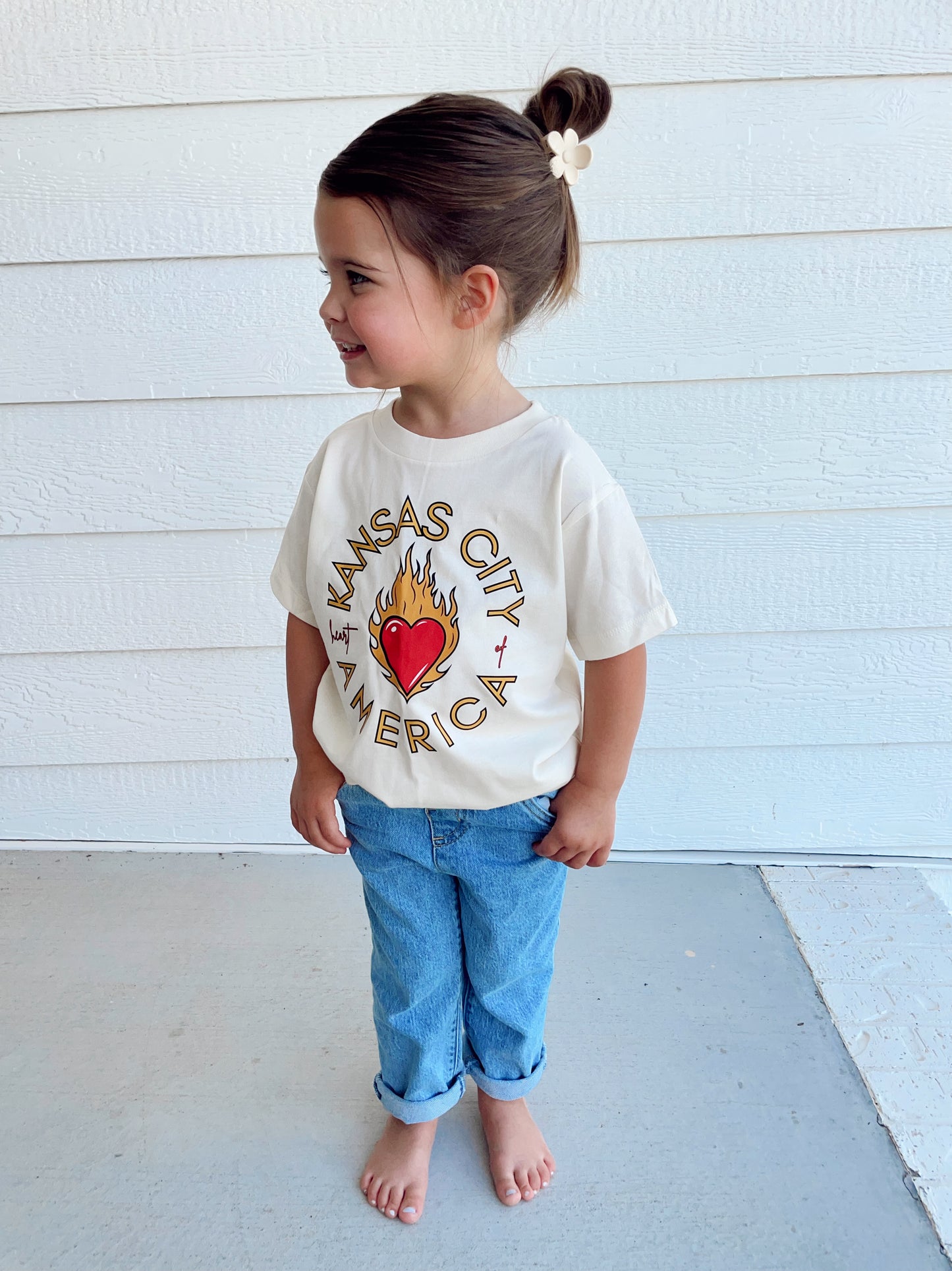 KC HEART OF AMERICA ONESIE/TEE
