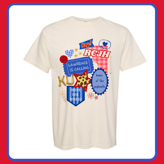 (READY TO SHIP) KU COLLAGE- TODDLER/YOUTH + ADULT